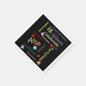 Happy Birthday Paper Napkins Christopher Serviette (Ecke)