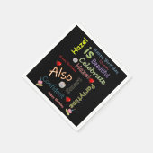 Happy Birthday Paper Napkins Hazel Serviette (Ecke)