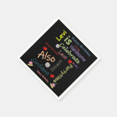 Happy Birthday Paper Napkins Levi Serviette (Ecke)