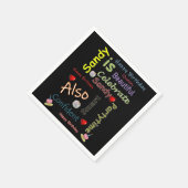 Happy Birthday Paper Napkins Sandy Serviette (Ecke)