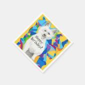 Happy Birthday Paper Napkins Serviette (Ecke)