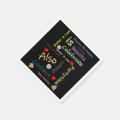 Happy Birthday Paper Napkins Sister für Recht Serviette (Ecke)