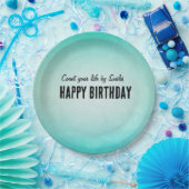 Happy Birthday Paper Plate Design Pappteller (Party)