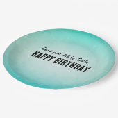 Happy Birthday Paper Plate Design Pappteller (Schrägansicht)
