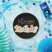 Happy Birthday Paper Plate Pappteller (Party)