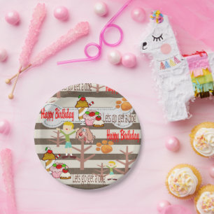 Happy Birthday Paper Teller wünschen sich einen Hu