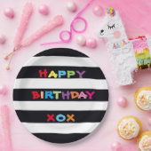 Happy Birthday Paper Tellers 15 cm Pappteller (Party)