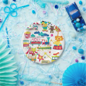 Happy Birthday Paper Tellers Karneval Circus Pappteller (Party)