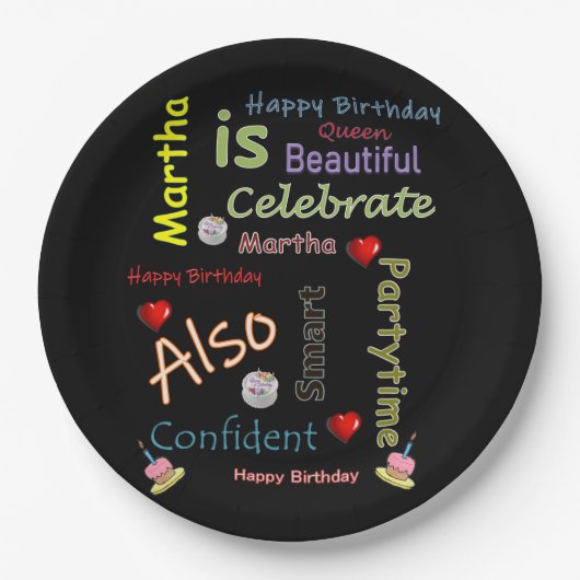 Happy Birthday Paper Tellers Martha Pappteller (Vorderseite)