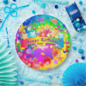 Happy Birthday Paper Tellers Psychedelic HAMbyWG Pappteller (Party)