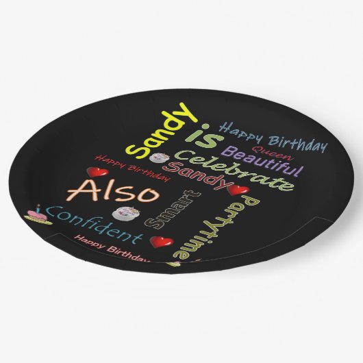 Happy Birthday Paper Tellers Sandy Pappteller (Schrägansicht)