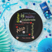 Happy Birthday Paper Tellers Sister Pappteller (Party)