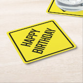 Happy Birthday Paper Untersetzer (angewinkelt)