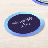 "Happy Birthday" Paper Untersetzer (Angewinkelt)