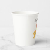 Happy Birthday Papiertasse Pappbecher (Rechts)