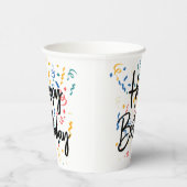 Happy Birthday Pappbecher (Rechts)