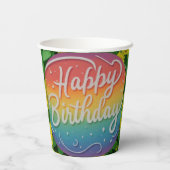 Happy Birthday Pappbecher (Rückseite)