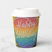 Happy Birthday Pappbecher (Rückseite)