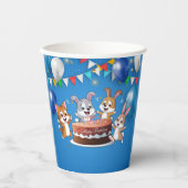 Happy Birthday Pappbecher (Vorderseite)