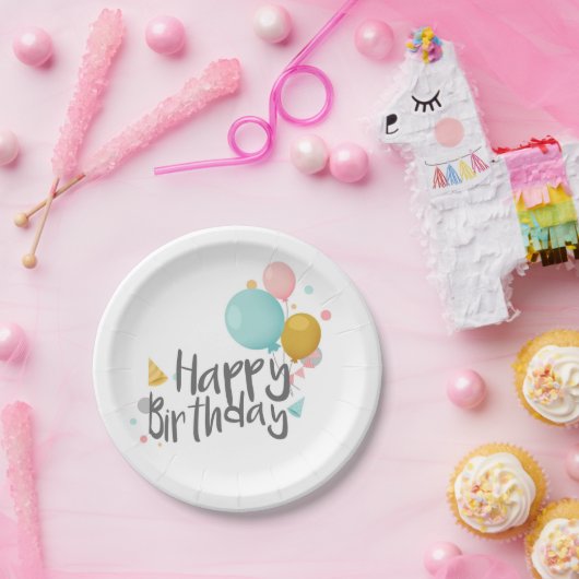 Happy Birthday Pappteller (Party)