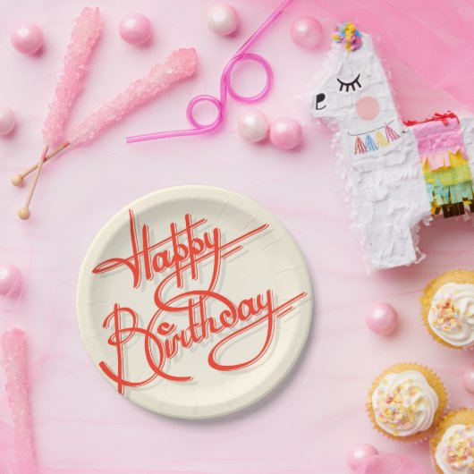 Happy Birthday Pappteller (Party)