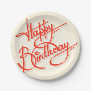 Happy Birthday Pappteller