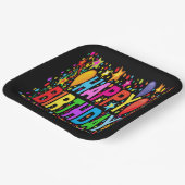 HAPPY BIRTHDAY PAPPTELLER (Gewinkelt)