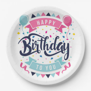 Happy Birthday Pappteller