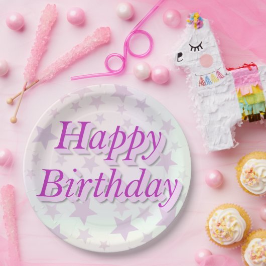 Happy Birthday!! Pappteller (Party)