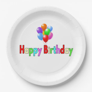 Happy Birthday Pappteller