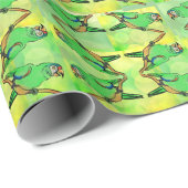 Happy Birthday Paprot Geschenkpapier (Rolleneckpunkt)