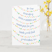 Happy Birthday Parents Grandeleltern Fun Stars Car Karte (Gelbe Blume)