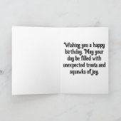 Happy Birthday Parrot Karte (Innenseite)