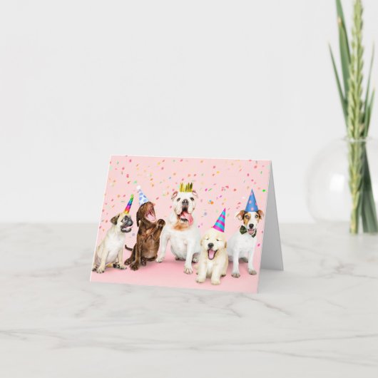 Happy Birthday Party Animal Karte (Vorderseite)