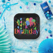Happy Birthday Party Balloons Pappteller (Party)