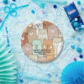 Happy Birthday Party Bears Pappteller (Party)