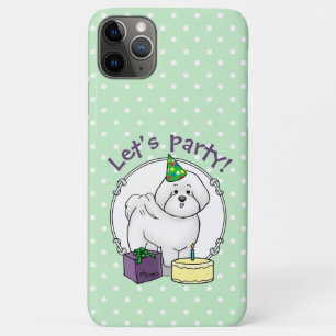Happy Birthday Party Bichon Frise Dog - Cute Case-Mate iPhone Hülle