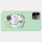 Happy Birthday (Party) Bichon Frise Hund - Niedlic Case-Mate iPhone Hülle (Rückseite (Horizontal))