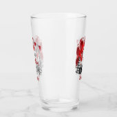 Happy Birthday Party Celebration Personalisiert Glas (Rechts)