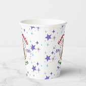 Happy Birthday Party Child Foto Stars Personalisie Pappbecher (Rechts)