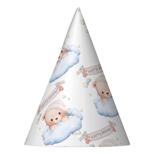 Happy Birthday Party Hat Partyhütchen (Links)