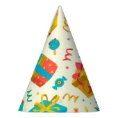 Happy Birthday Party Hat Partyhütchen (Links)