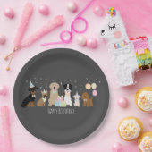 Happy Birthday Party Hunde Pappteller (Party)