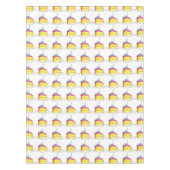 Happy Birthday Party Layer Cake Slice Muster Tischdecke (Vorderseite)