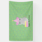 Happy Birthday Party Mouse Banner (Vertikal)