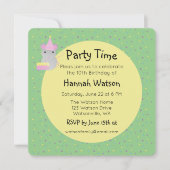 Happy Birthday Party Mouse Einladung (Vorderseite)