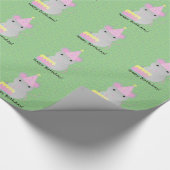 Happy Birthday Party Mouse Geschenkpapier (Ecke)
