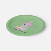 Happy Birthday Party Mouse Pappteller (Schrägansicht)