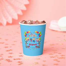 Happy Birthday Party Paper Cup Kinder Geschirr Pappbecher