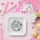 "Happy Birthday Party Paper Tellers" Pappteller (Party)